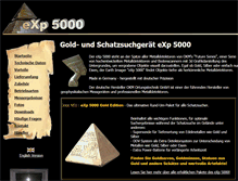 Tablet Screenshot of exp5000.de